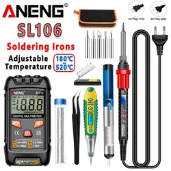 ANENG SL106 – Kit de Soldadura con Multímetro Digital