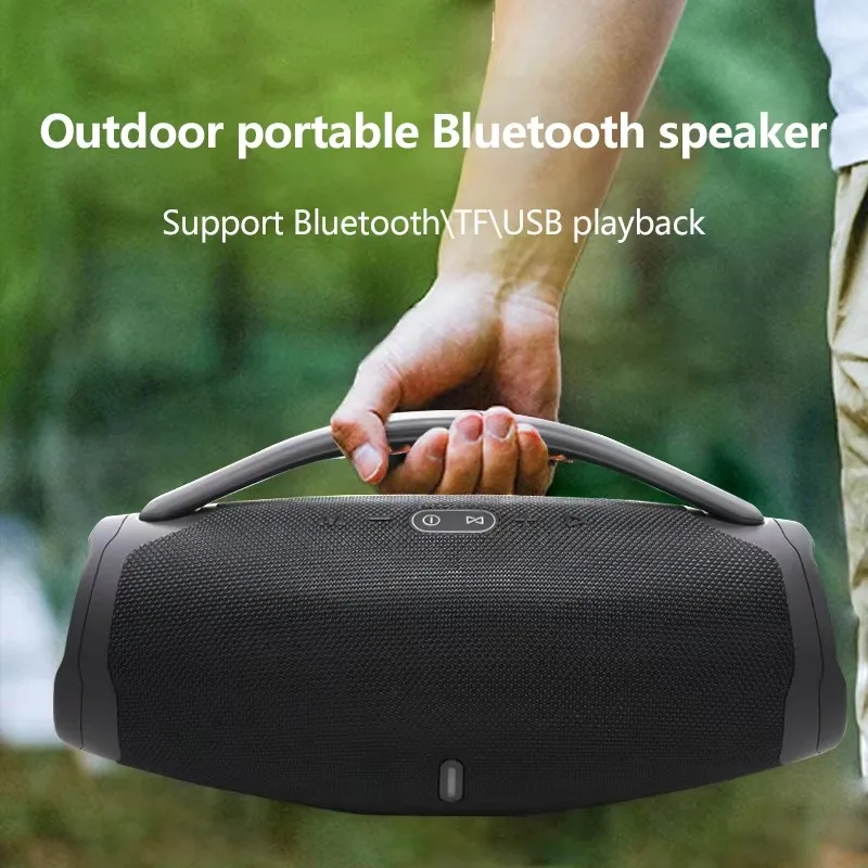 Boombox 3 Altavoz Bluetooth inalámbrico portátil caja de música para Fiesta al aire libre subwoofer RGB estéreo TWS altavoz para el hogar soporte TF/AUX/USB - imagen 5