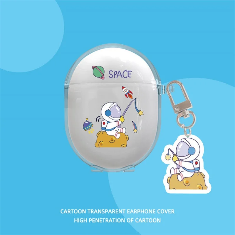 Étui de protection pour écouteurs Xiaomi Redmi Buds 4, housse transparente de dessin animé, boîte de chargement pour casque sans fil Redmi Buds4 - imagen 2