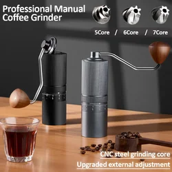 Molinillo de café manual ajustable para espresso y hogar