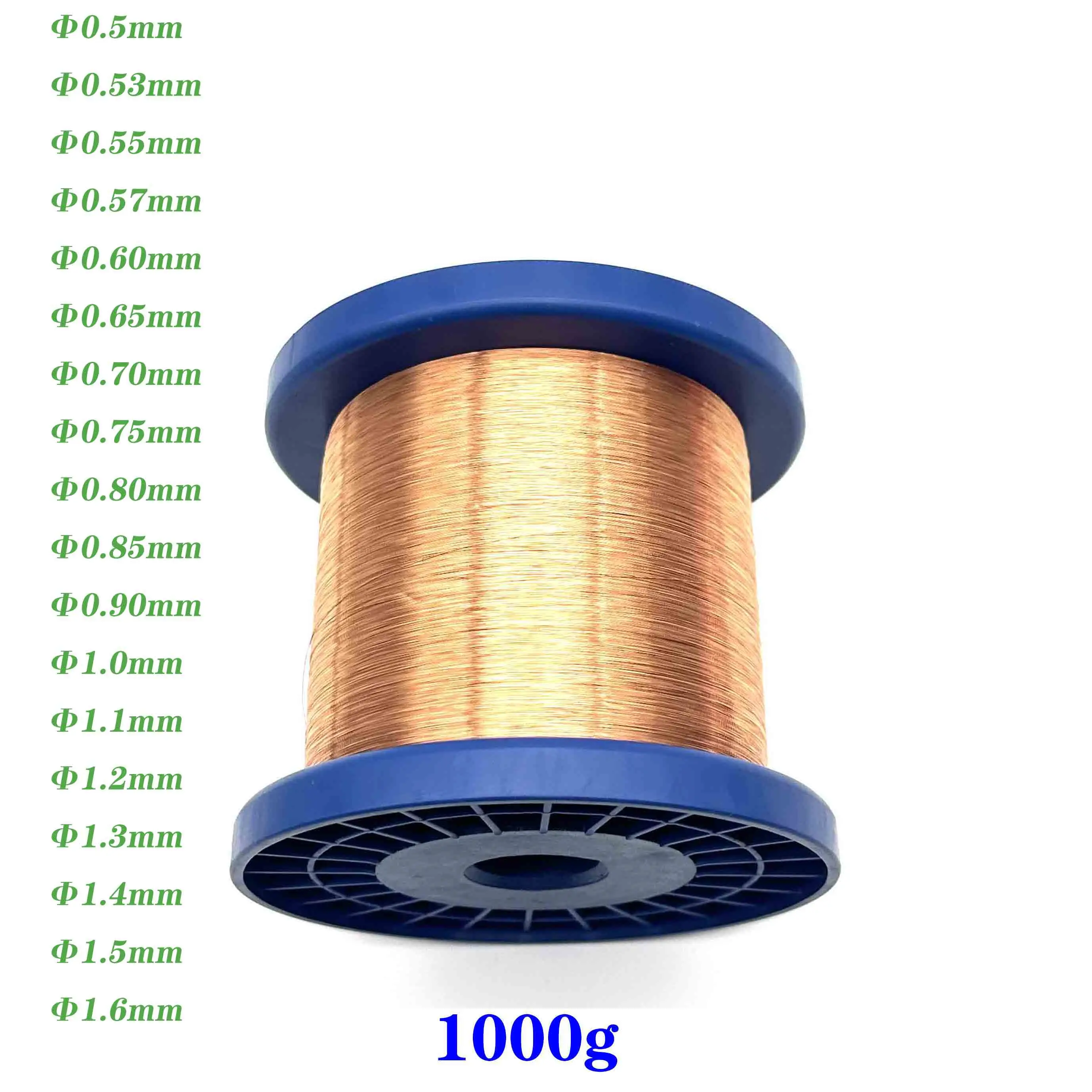 Alambre magnético de cobre esmaltado, bobina de alambre de bobinado, peso de 0,5g, 0,55mm, 0,9mm-1,6mm - imagen 3