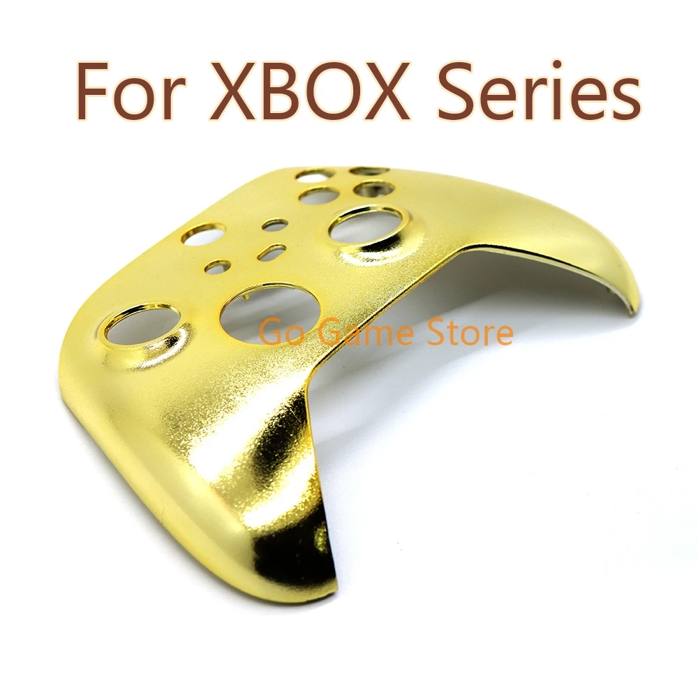 Reemplazo de 1 pieza para controlador Xbox Series S X, carcasa cromada, carcasa frontal, funda superior, piel