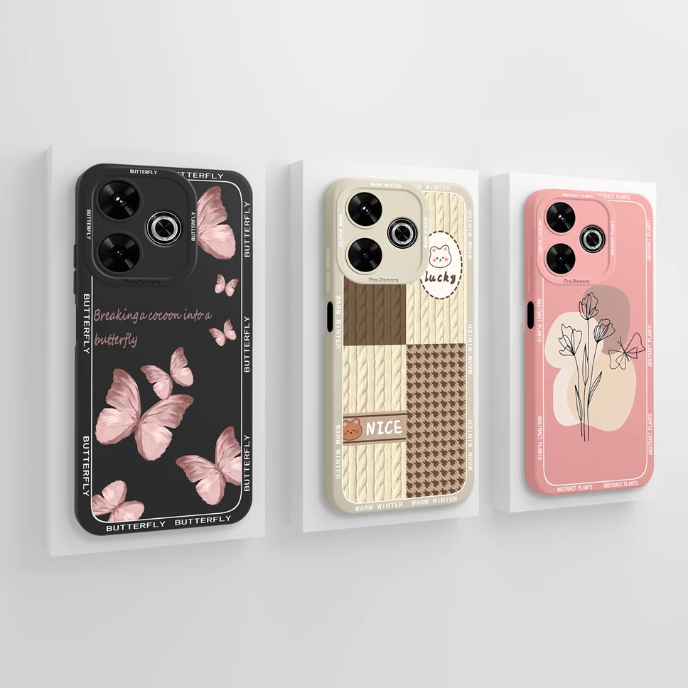 Funda Silicona Líquida Xiaomi Redmi 13 – Diseño Montaña Astronauta - imagen 5