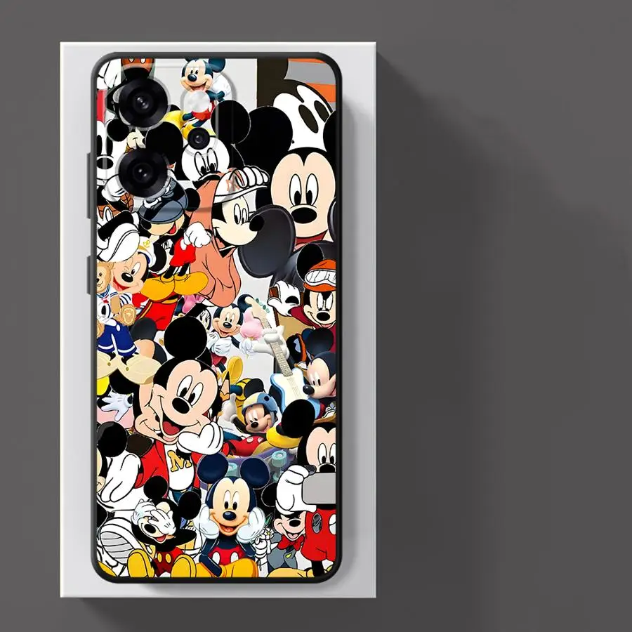 Funda trasera suave para teléfono Oppo Reno A93 A98 A76 A74 Reno 4F 5 6 7 8 10 11 14 A83 A78 A84 A96 F9 F11 F29 Disney lindo Mickey - imagen 5