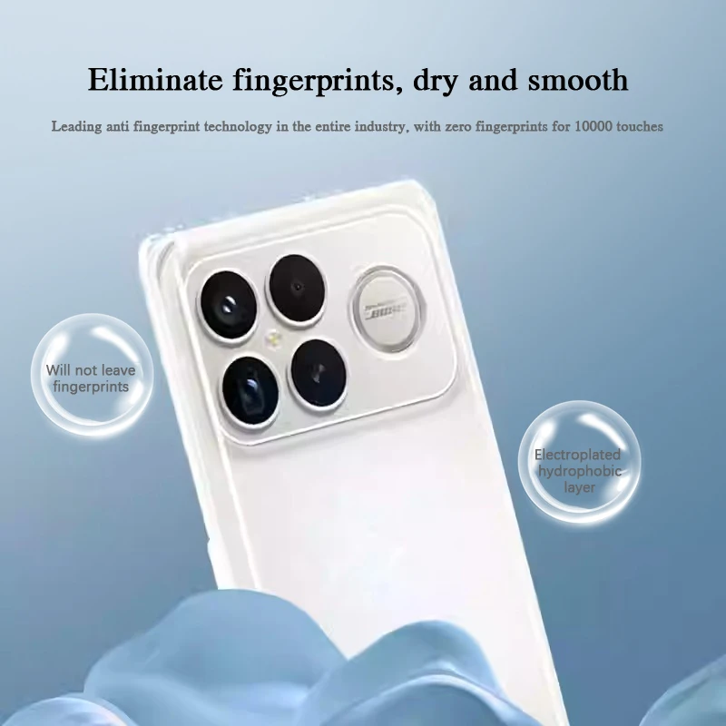 Original suave Simple TPU para Xiaomi Redmi K90 Pro Max 5G funda de teléfono de alta calidad cristalino fino protección de cámara contraportada - imagen 4