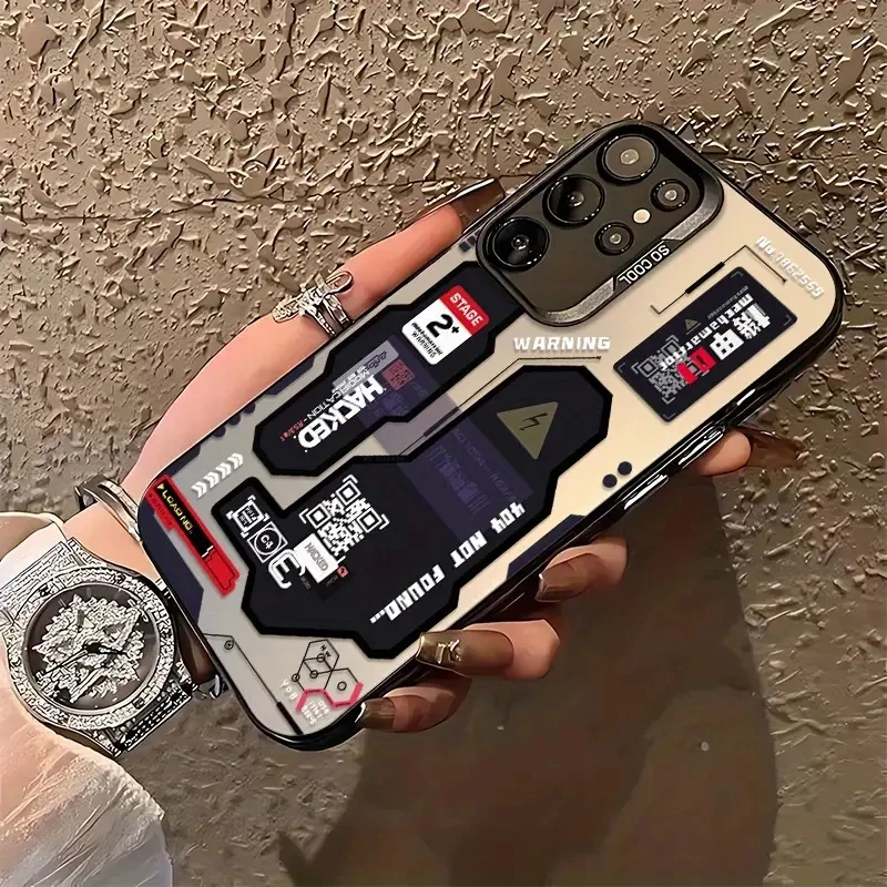 Coque de téléphone Graffiti Style Mecha, étui pour Samsung Galaxy A56 A55 A54 A53 A35 A15 A16 A36 A52 5G S24 S22 S25 Ultra Plus S23 S21FE - imagen 2