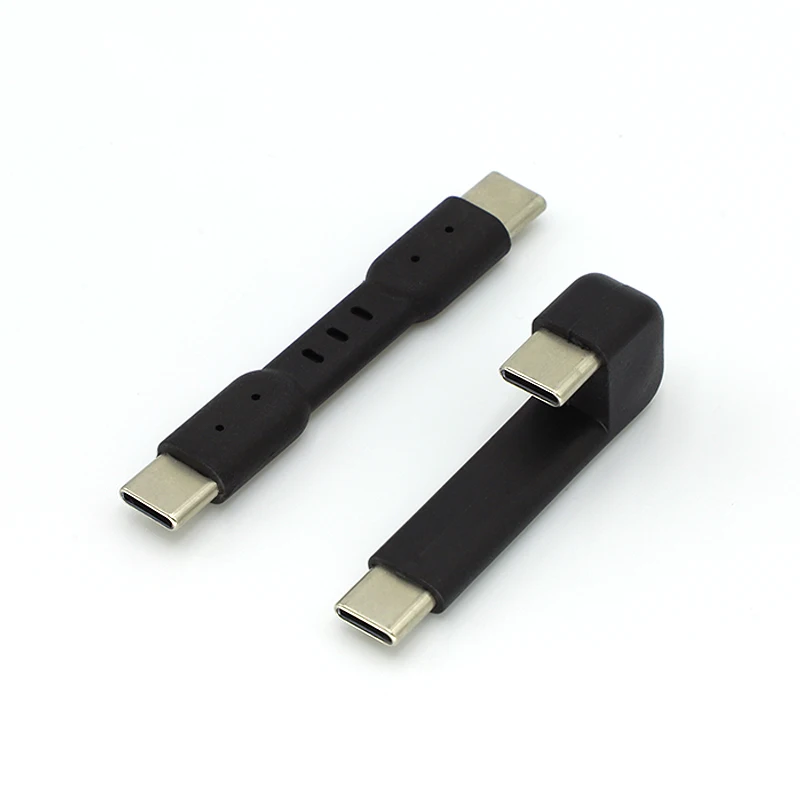 Cable de datos tipo C macho a macho, adaptador de tarjeta de sonido, se conecta con teléfono móvil a USB DAC, Cable de carga síncrono de 180 grados - imagen 2
