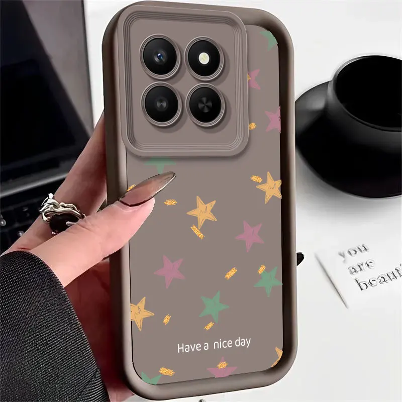 Funda de teléfono para Honor 400 Smart /Honor X7D X9D 5G 400, funda inteligente de moda con estrellas, amor, corazón, funda protectora de silicona suave a prueba de golpes - imagen 4