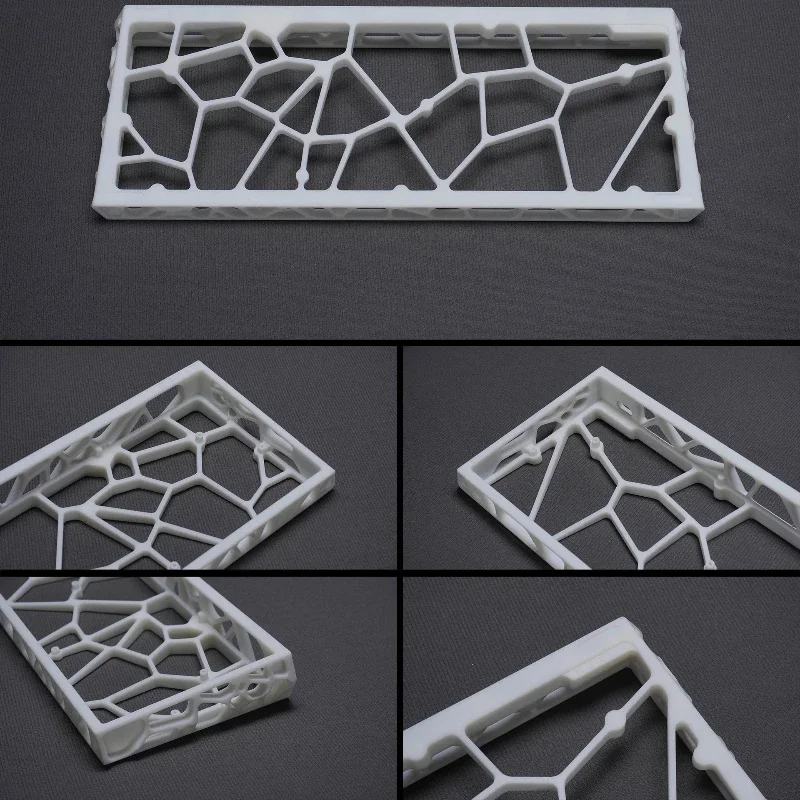 Funda GH60, carcasa de teclado mecánico personalizada, fundas esqueléticas con impresión 3D de resina 60% para accesorios de teclados para juegos Holy60 - imagen 2