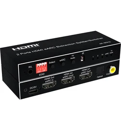 Extractor Audio HDMI eARC 7.1 Canales – Toslink Coaxial Auxiliar