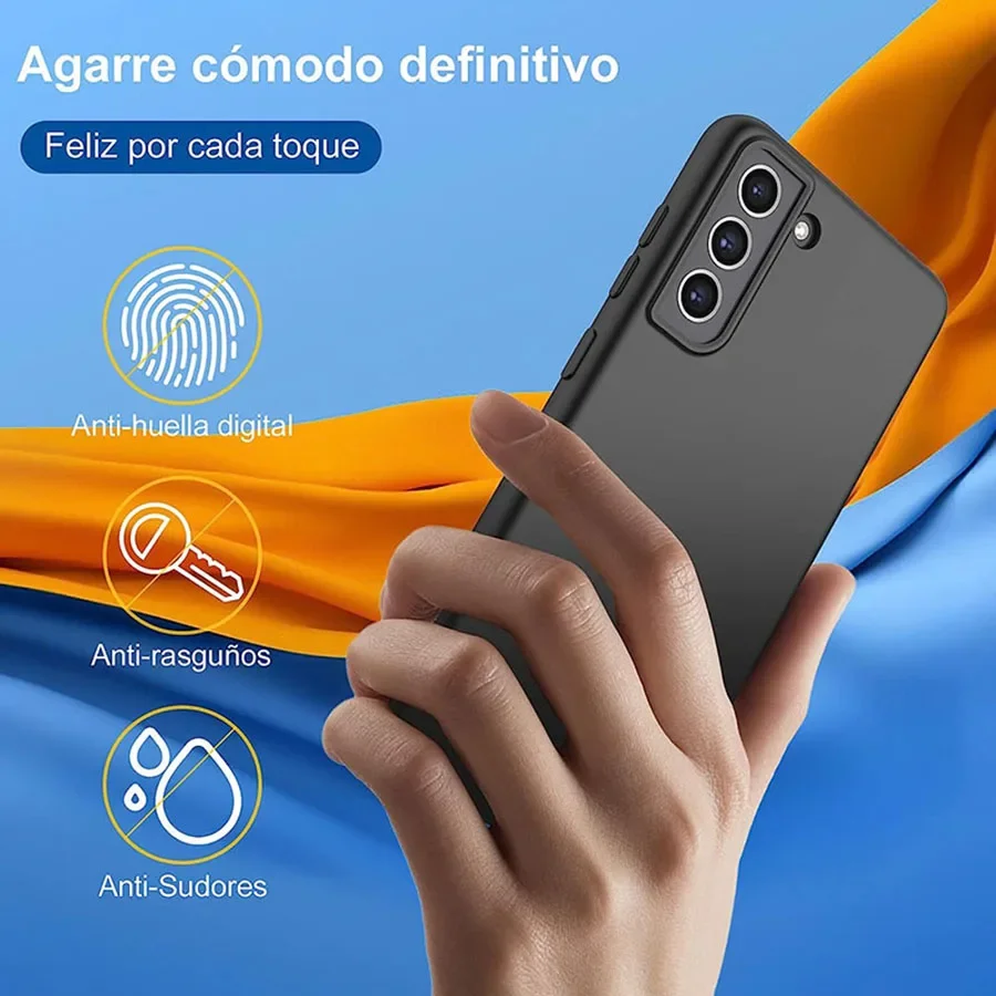 Funda suave de silicona mate ultrafina para Samsung Galaxy S25 S20 S21 FE S22 S23 S24 Ultra Plus, carcasa trasera esmerilada - imagen 2