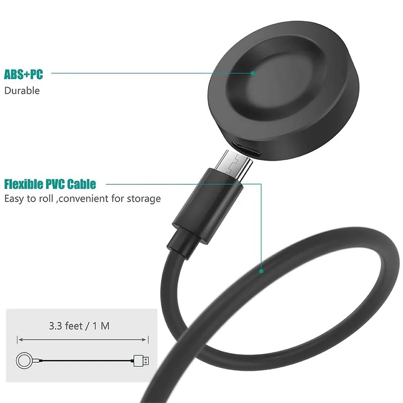 Cable de carga rápida para Huawei Watch 3 GT2 GT3 PRO, cargador magnético USB para Huawei Watch GT GT2 GT2e Honor Watch GS Pro Magic 2 - imagen 5