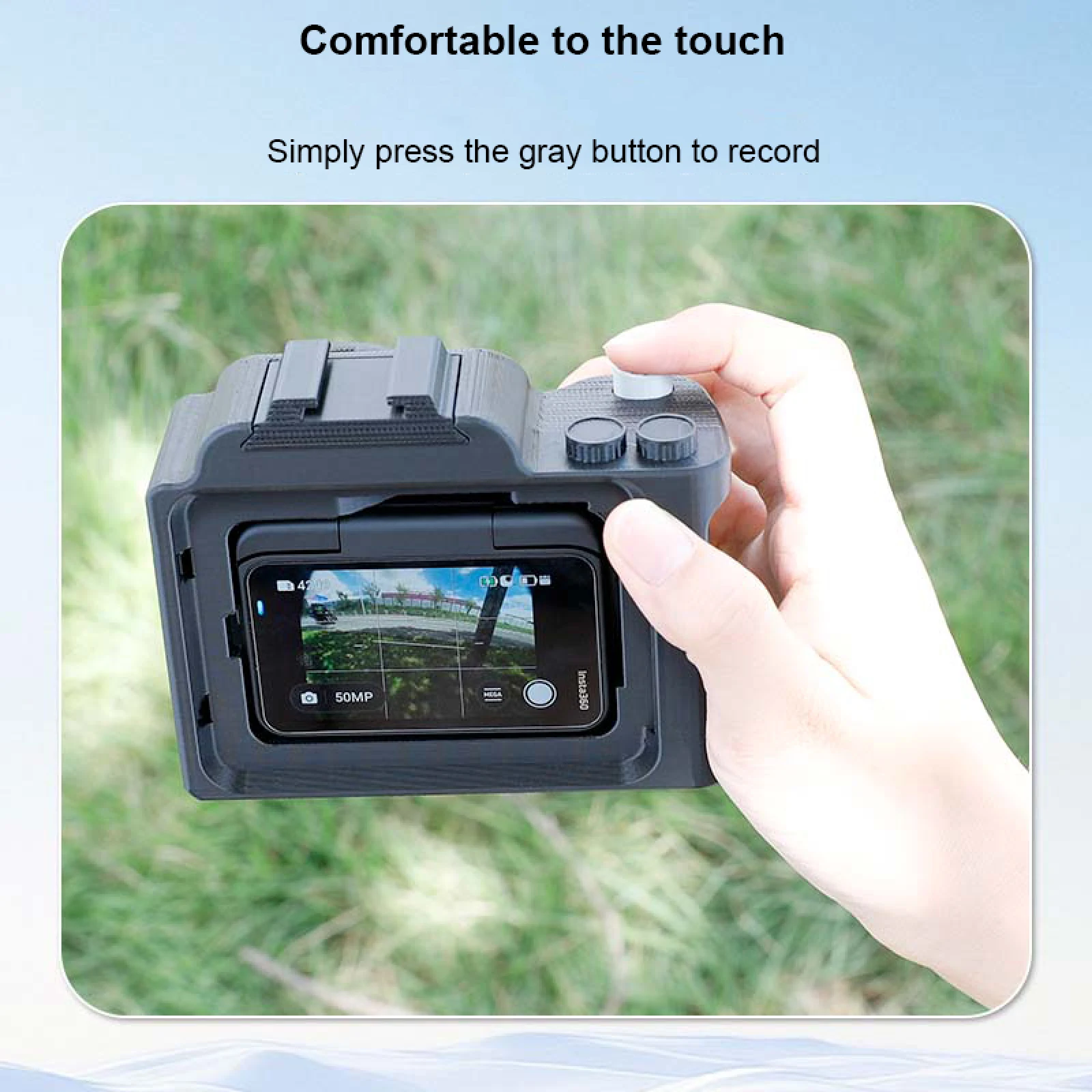 Soporte para Vlog Street Grip, soporte combinado para cámara, impresión 3D para Insta360 Go Ultra, accesorios para cámara - imagen 4