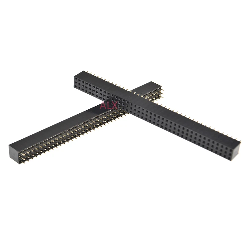 2 uds 3x40 Pin 3 filas conector de clavija hembra recta 2,54mm conector de tira de paso 3*40 40p 40pin 120 Pin para placa Pcb - imagen 2