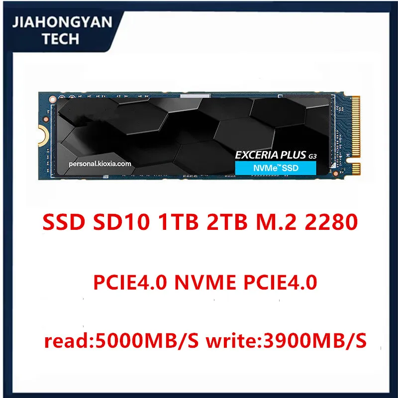 Para Kioxia SD10 1TB 2TB unidad de estado sólido velocidad PCIe 4,0 NVME M.2 2280 disco duro SSD adecuado para ordenadores de escritorio y portátiles