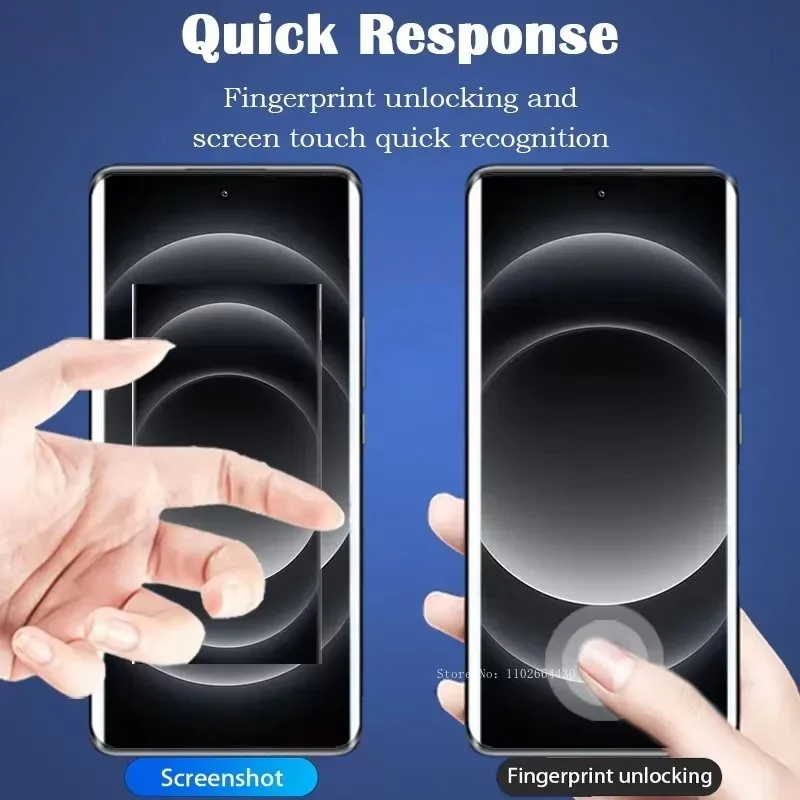 Vidrio templado con pegamento completo para Samsung Galaxy S25 24 23 Ultra S22 Plus Protector de pantalla Note10 20 protectores de desbloqueo de huellas dactilares - imagen 4