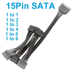 Cable Extensión SATA 15 Pines – Alimentación HDD/SSD