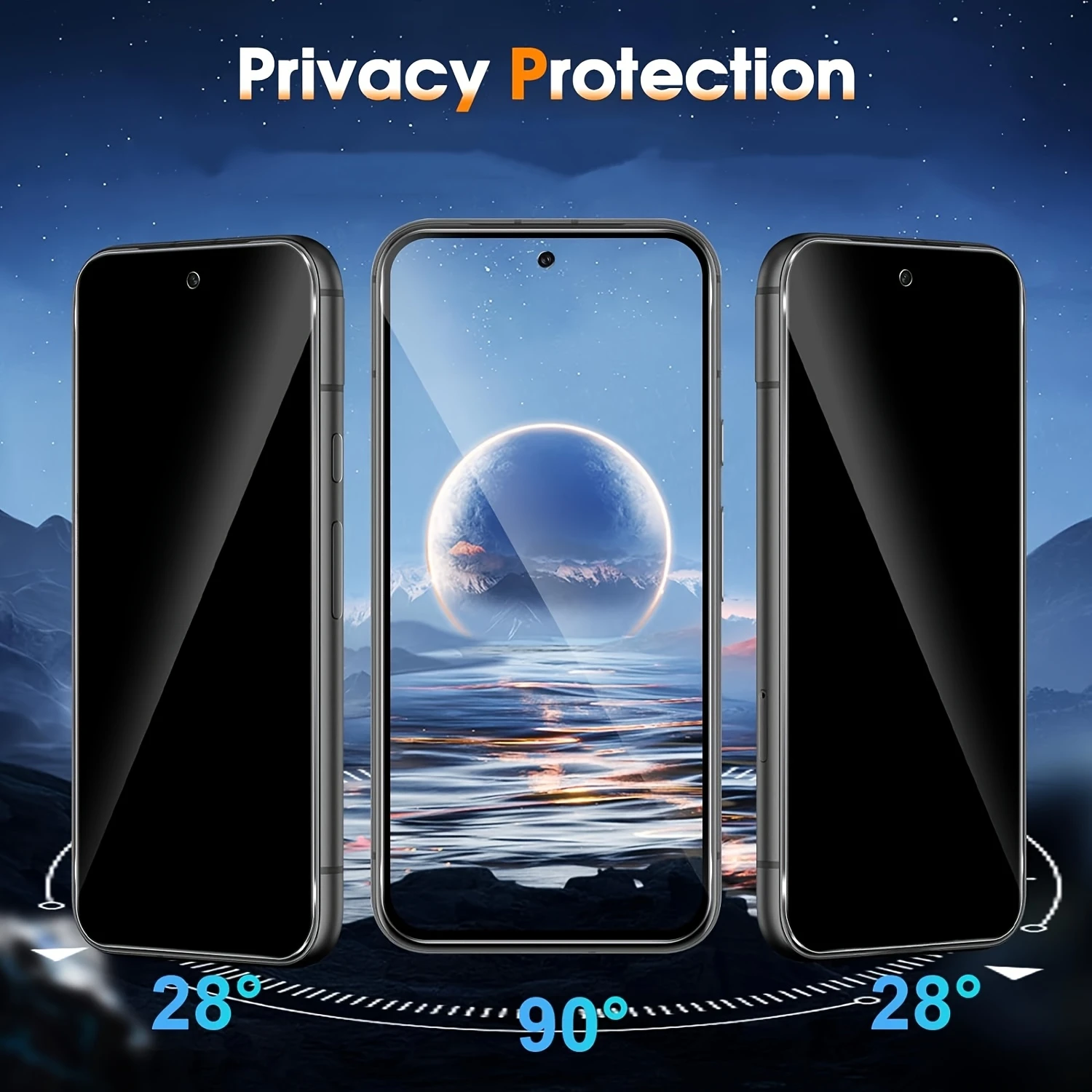 2 uds vidrio templado antiespía para Google Pixel 9 8 Pro 6 7 8 protectores de pantalla de privacidad para Google Pixel 9 Pro XL 6a 7a 8a vidrio - imagen 4