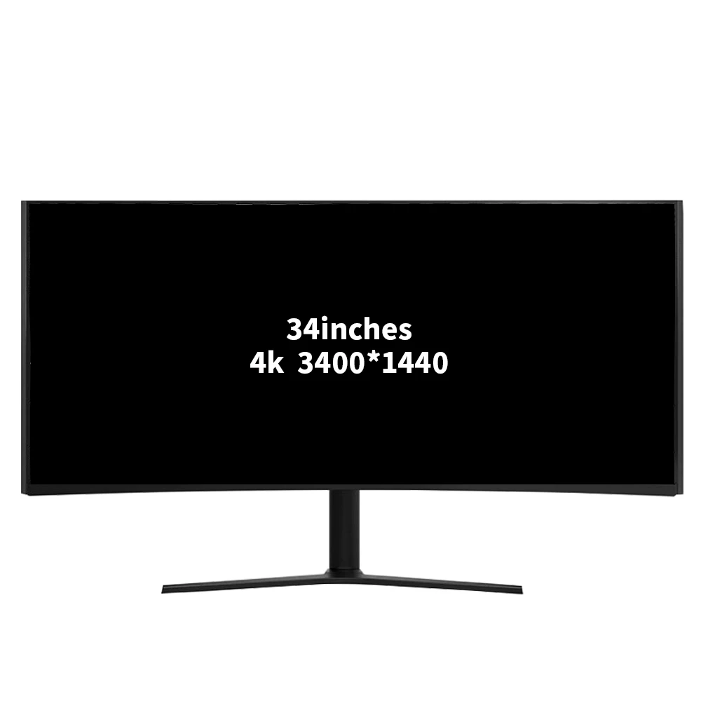 Monitores curvos para juegos 1800R de 34 pulgadas 4k 3440*1440 100/144Hz Monitor panel LGD pantalla de 34 "con pantalla de altavoz HDMI + DP - imagen 3