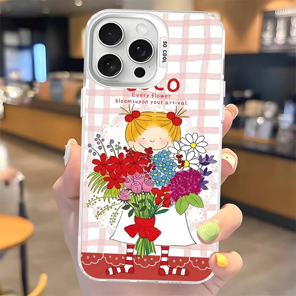 Funda de teléfono Coco-cha para iPhone 17 16 15 14 13 12 11 Pro MAX mate a prueba de golpes trasera anticaída cubierta mate - imagen 4