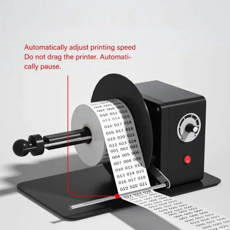 Herramienta rebobinadora etiquetas calidad comercial Y1UB, equipo oficina acuerdo tubo 25mm y 40mm - imagen 2