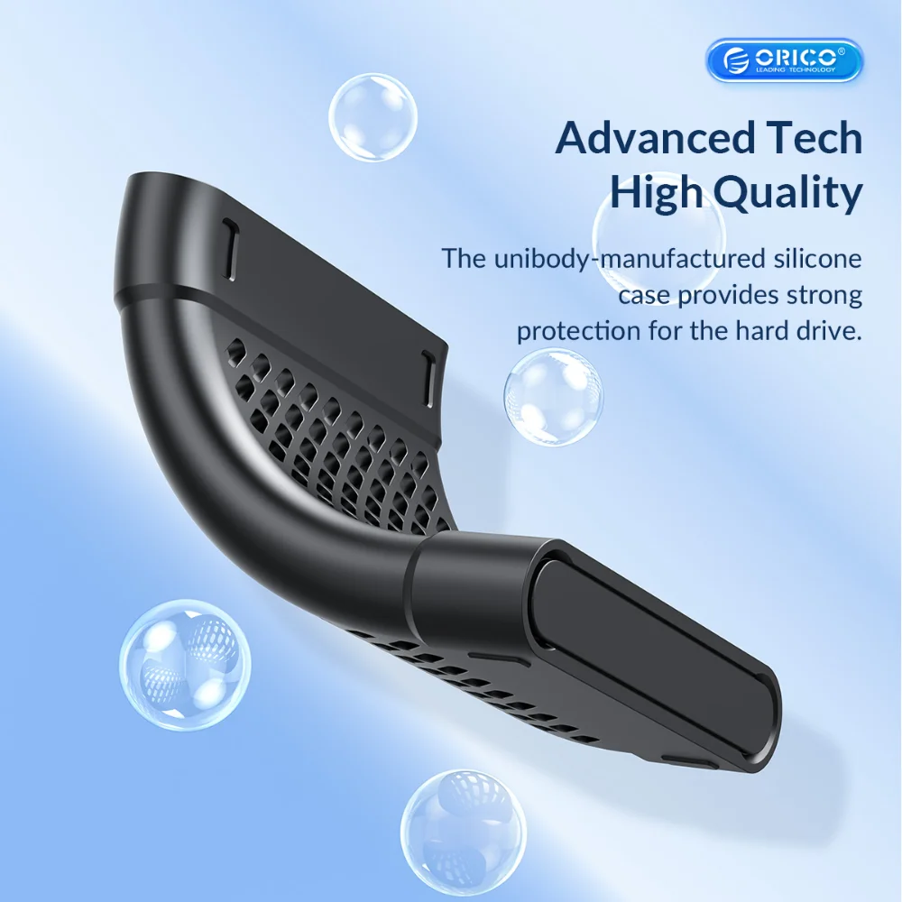 ORICO 2,5 "funda protectora para disco duro móvil funda de silicona 3,5" bolsa a prueba de golpes funda portátil caja de almacenamiento de silicona sólida - imagen 5