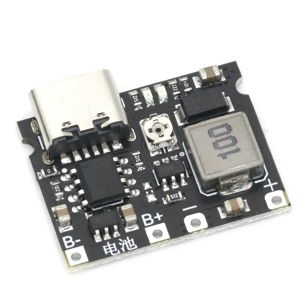 Placa de cargador de batería de iones de litio 18650 3,7 V 4,2 V DC-DC módulo de refuerzo TP4056 piezas de Kit DIY - imagen 5