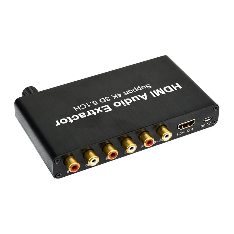 Extractor de Audio HDMI 5.1 4K Coaxial RCA AC3 DTS Convertidor Analógico - imagen 2