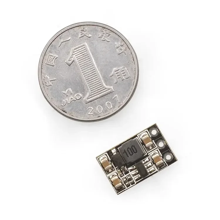 5 uds nuevo DC-DC 3,7 V a 5V regulador de refuerzo de voltaje Micro módulo de potencia para 1S cepillado FPV Tinywhoop Drones piezas de bricolaje - imagen 3