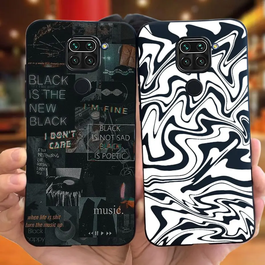Para Xiaomi Redmi Note 9 9s Note9 Pro Max funda pintada bonita a la moda para Redmi Note 9 Pro 9 S 9Pro fundas de silicona suave de Color caramelo - imagen 4