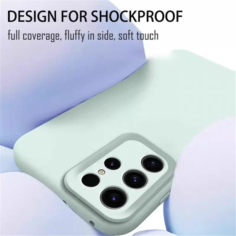 Funda de silicona líquida magnética con carga inalámbrica para Samsung Galaxy S22 S23 S24 S25 Ultra Plus, funda protectora esponjosa de piel suave - imagen 5