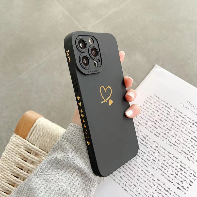 Funda de teléfono Love Heart para Xiaomi Redmi Note 12S 11S 10 10S 13 12 Pro Plus 13C 4G Mi 13T 14 11T 11 Lite 12T Poco X5 F5 Pro - imagen 3