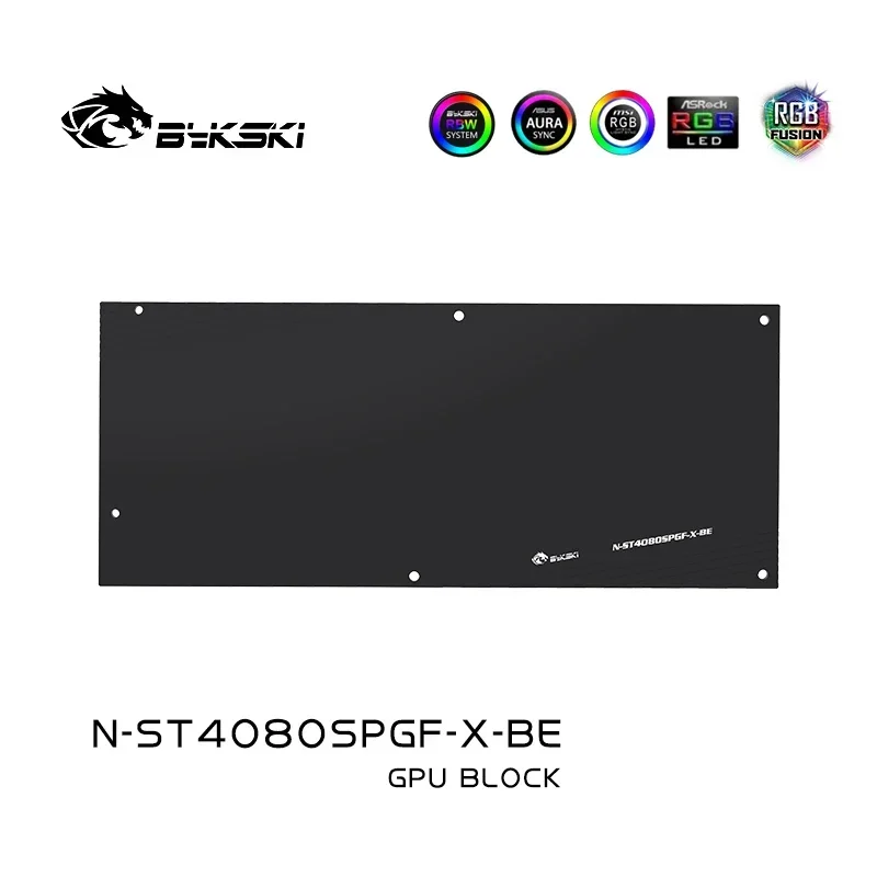 Bloque GPU Bykski para Zotac GeForce RTX 4080 SUPER-16GB PGF OC tarjeta de vídeo refrigeración por agua/placa de cobre engrosada N-ST4080SPGF-X - imagen 5