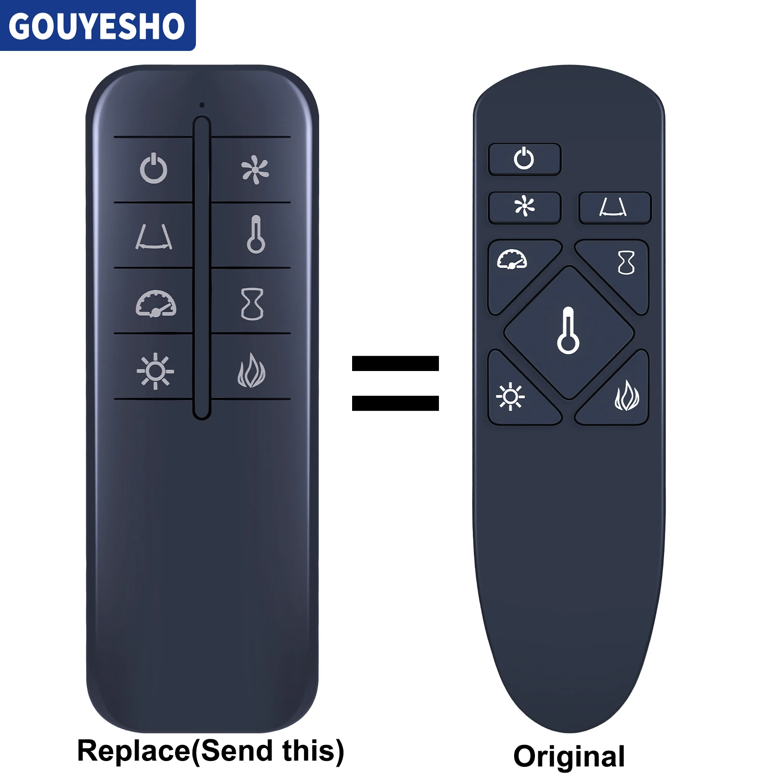 Nuevo Control remoto para chimenea eléctrica Twin Star ClassicFlame 421F442FGL-B000 421F442FGL-B000 42MM6659 4211042F