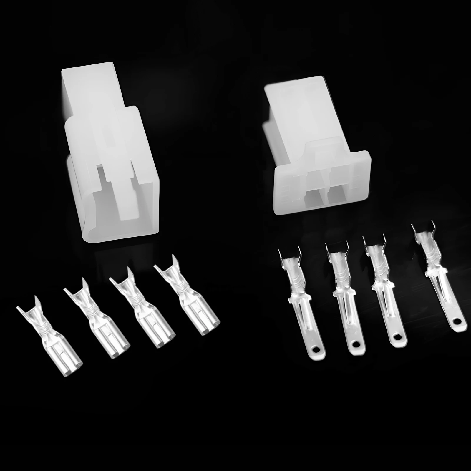 10-20 juegos de conector de Cable eléctrico automotriz, enchufe de Terminal de Cable de 2,8mm, macho y hembra para motocicleta, bicicleta, coche, 1 pines-9 pines - imagen 4