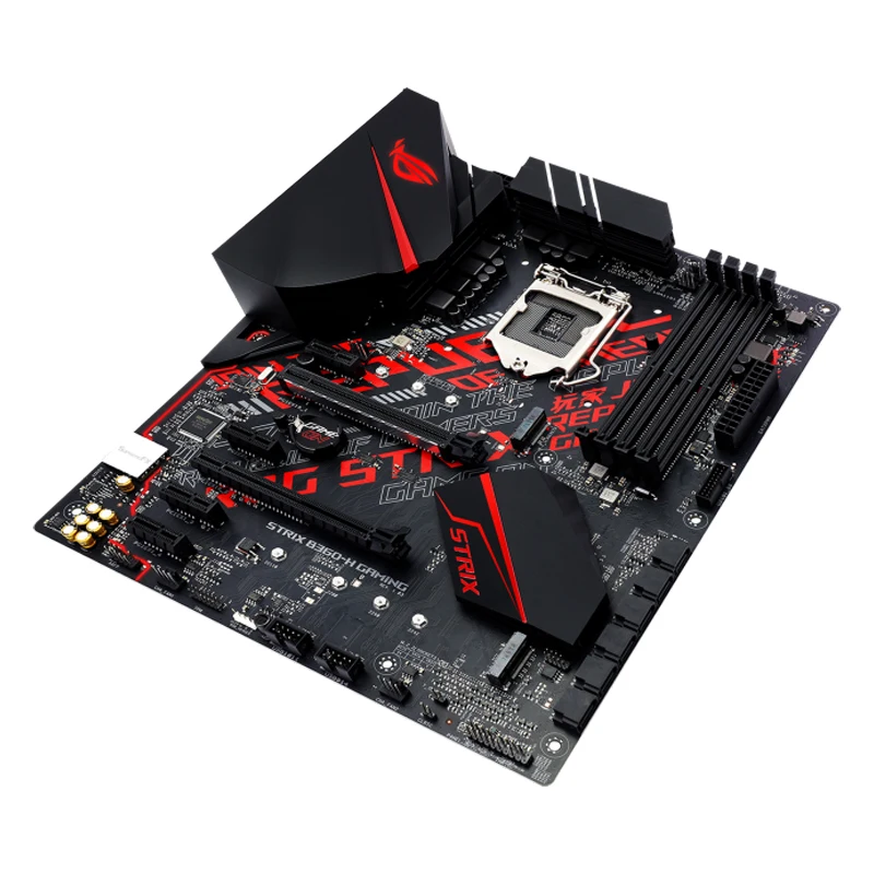 Placa base para juegos ASUS ROG STRIX B360H con placa base Aura Sync RGB LED DDR4 ATX - imagen 4