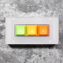 LATENPOW-Teclado mecánico intercambiable CSTC03 03 RGB 3%, PCB, programable vía VIAL, Macro Firmware, interruptor rgb, junta tipo c