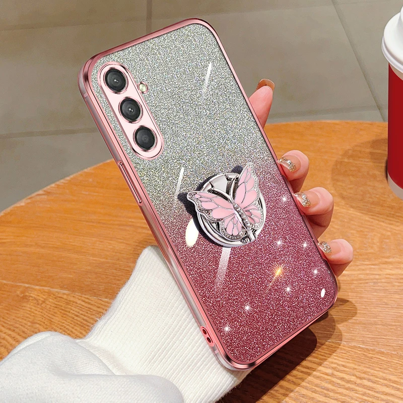 Funda de teléfono con soporte de mariposa para Infinix Note 50 Hot 50 Pro Plus + 50i Hot50 Pro 40 Pro 40i - imagen 4