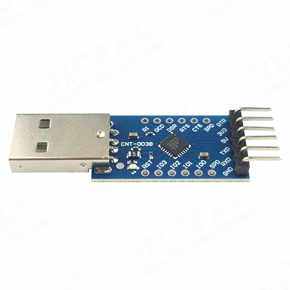Módulo de descarga de puerto serie CP2104 USB a TTL, descarga STC, módulos de placa de conversión de Flash de grabación, 6 pines - imagen 5