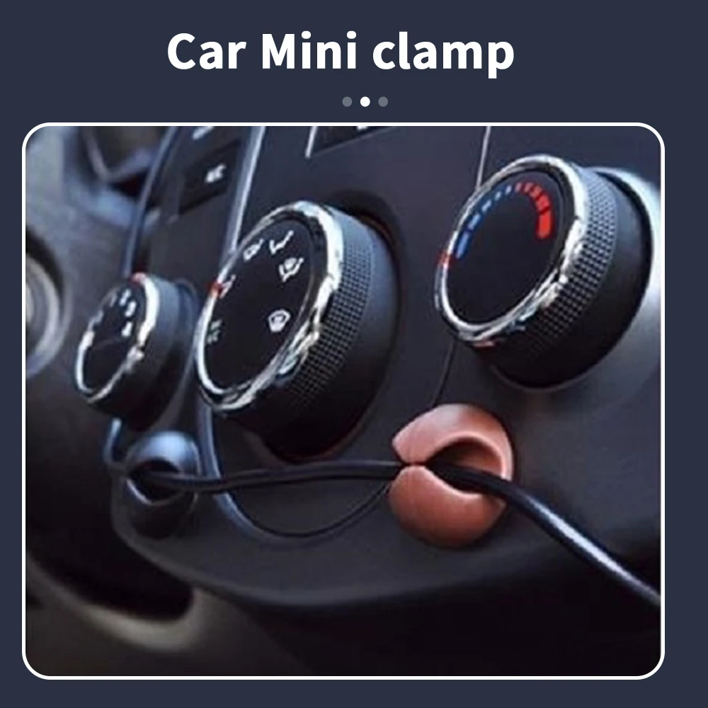 TISHRIC-organizador de cables USB de silicona, enrollador de cables de silicona suave, organizador de cables de escritorio colorido, Clip Protector de Cable - imagen 3