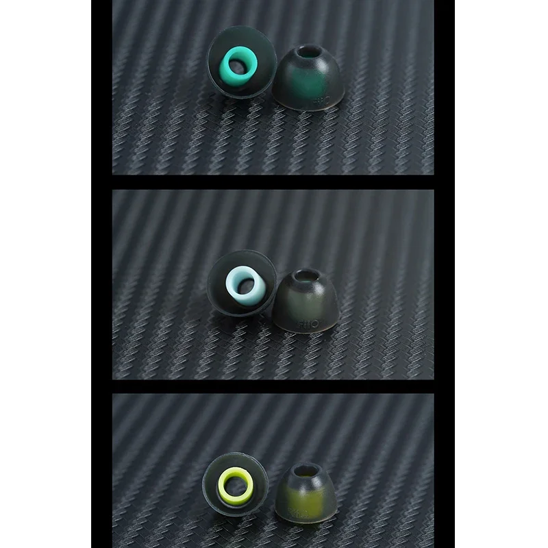 Almohadillas de repuesto de silicona FiiO HS18, compatibles con diámetro de tubo de sonido de 5,0-6,5mm FH7S/FH7/FD5/FH9, auriculares personalizados, 6 pares - imagen 5