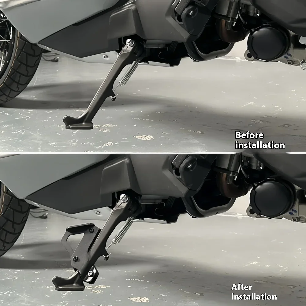 Soporte de varilla soporte lateral para ZONTES 368G G368 2024 soporte lateral ayuda Pedal soporte herramienta auxiliar asistente de soporte lateral - imagen 4