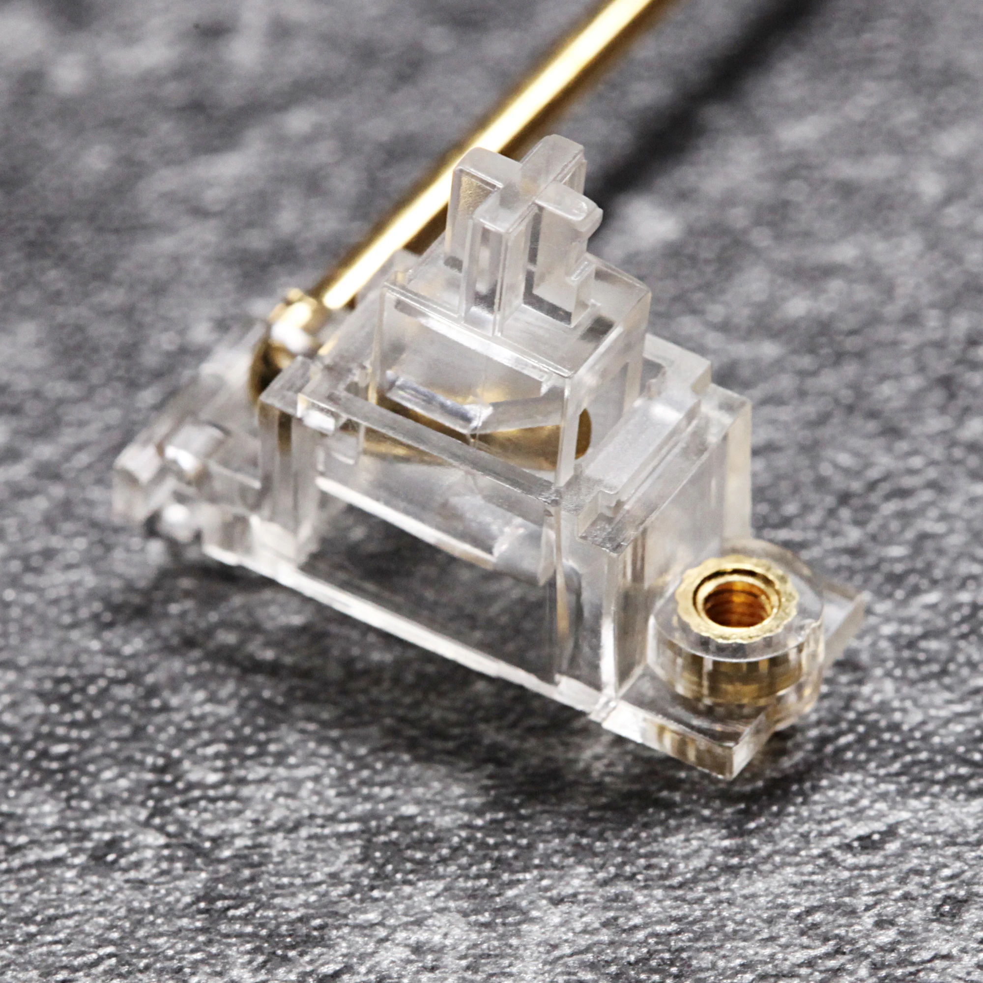 Everglide Estabilizador para Teclado Mecánico Dorado Transparente - imagen 5
