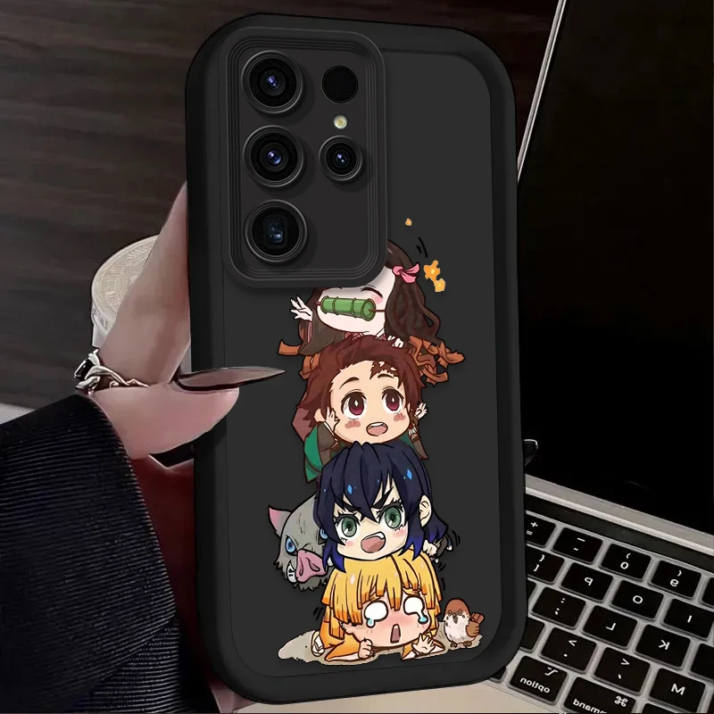 Anime Cute Demon Slayer Case For Samsung Galaxy S24 S23 S25 Ultra S22 S21 Plus FE A56 A36 A26 A16 A06 A15 A25 A35 A55 5G Cover - imagen 3