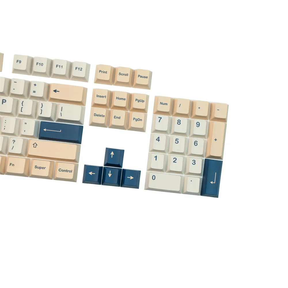 Juego de teclas de abedul GMK, perfil de cereza, subcama de tinte, 142 teclas, ISO Enter, teclas de personalidad para interruptor Outemu Gateron Kailh TTC - imagen 4