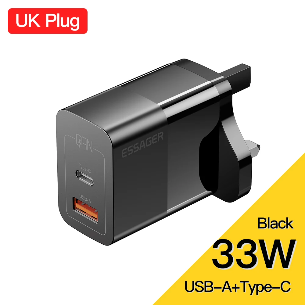 33W B UK  A C Plug