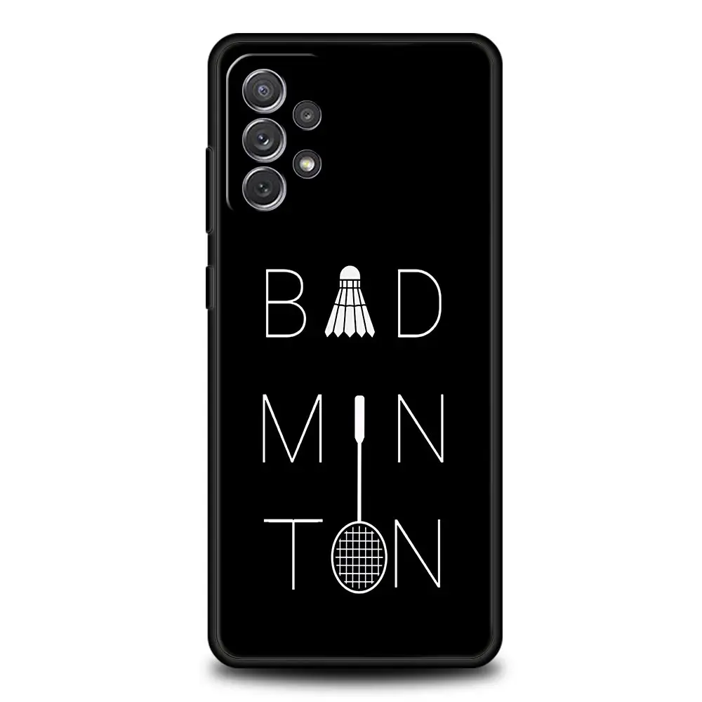 Funda de teléfono de bádminton para Samsung A51 A71 A21S A17 A11 A15 A25 A31 A41 A23 A33 A53 A73 A07 A03S A05S A13 A35 A55 5G - imagen 5
