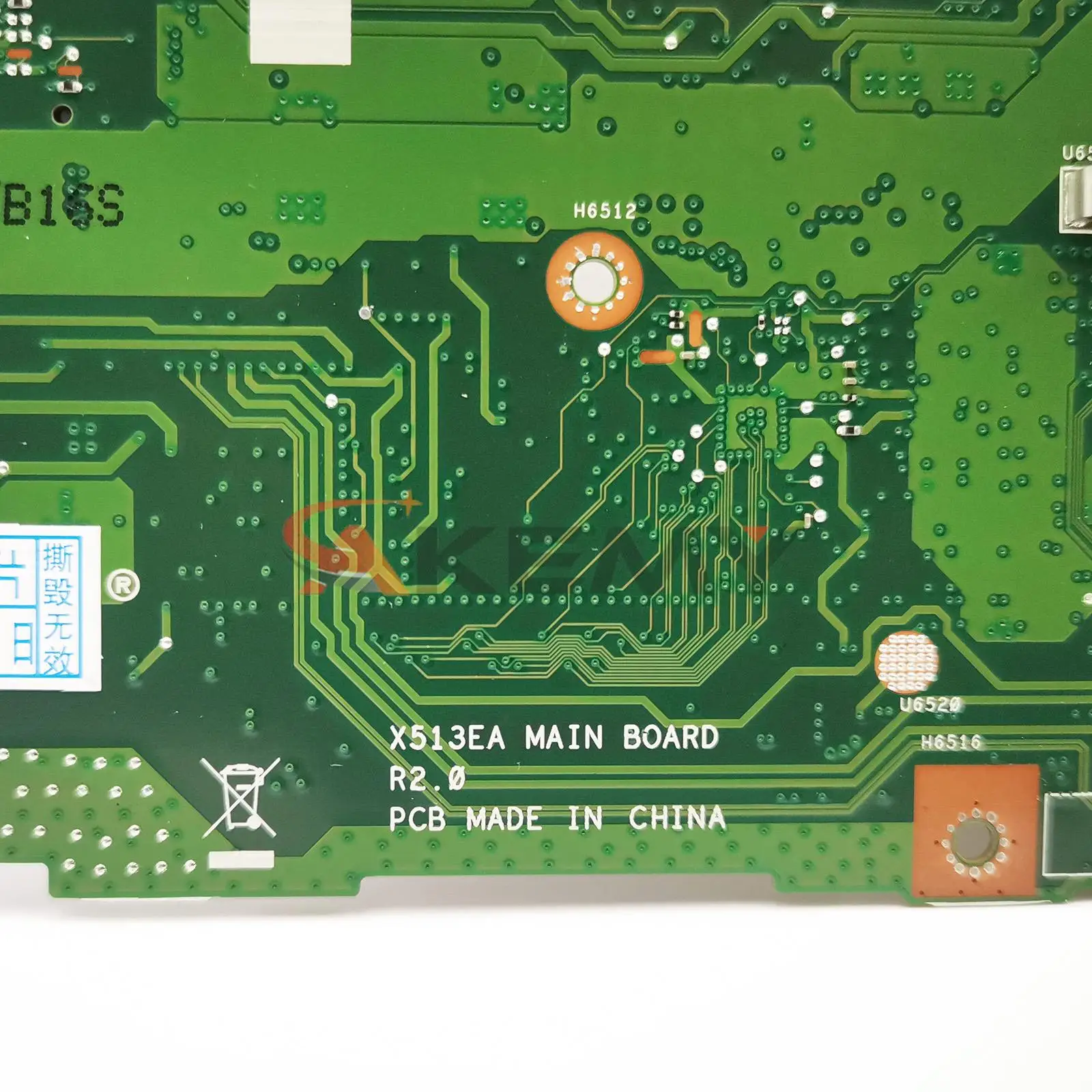 Akemy-placa base X513EA para ordenador portátil, placa base para ASUS X513EP, R513E, K513E, F513E, A513E, X513EQ, I3, I5, I7, CPU de 11. ª generación, 4GB/8 gb-ram - imagen 4