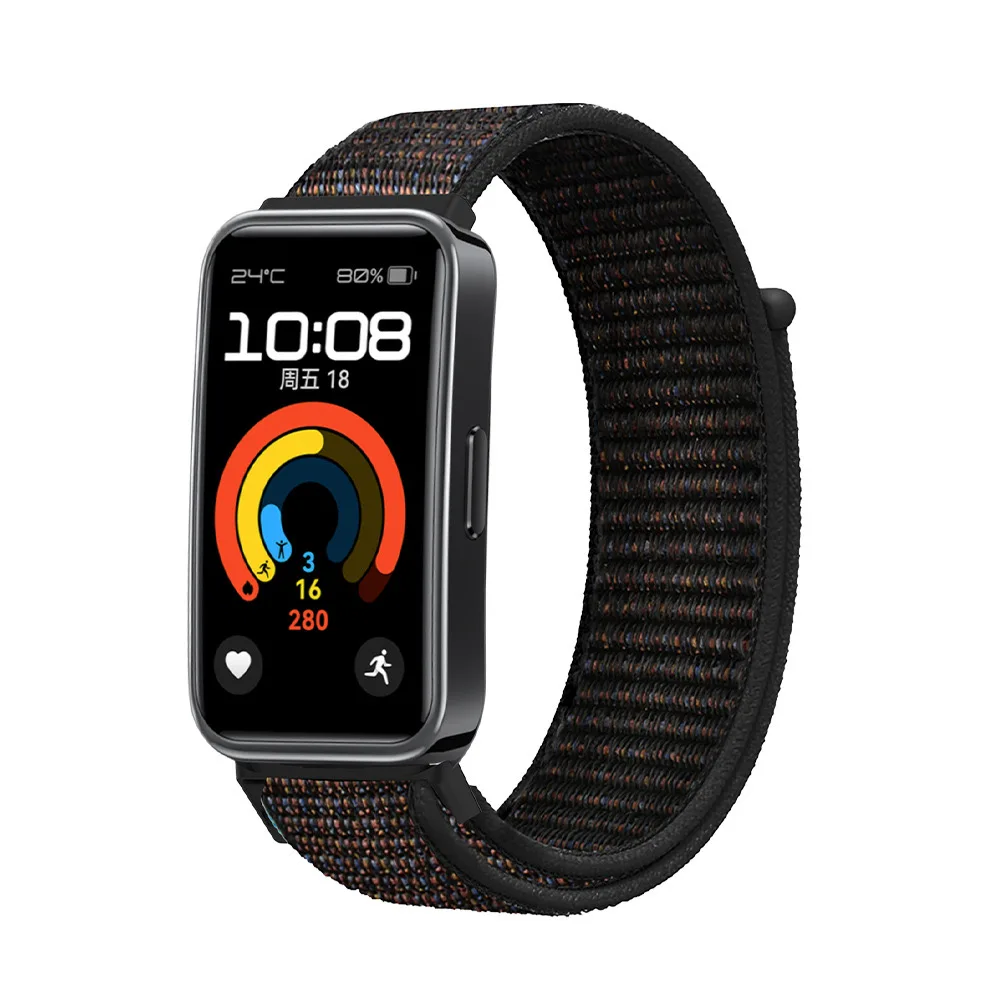 Nylon Strap for Huawei Band 10 9 8 Band Smart Watch Accessories Replacement Belt Wristband Sport Bracelet Huawei Band8 9 10 - imagen 4