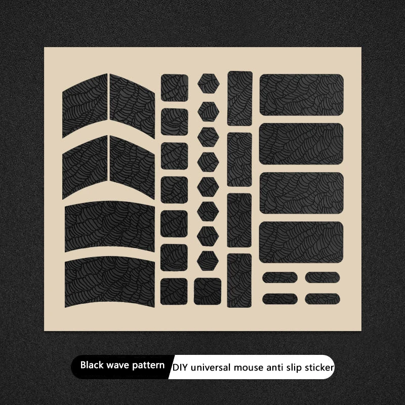 Cinta antideslizante para chupar el sudor, pegatina para patinar, pegatina antideslizante para juegos universales, ratón inalámbrico para jugadores deportivos electrónicos